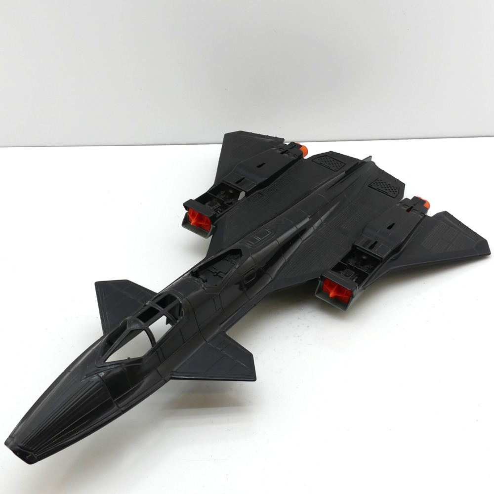 1986 GI Joe Cobra Night Raven S3P Jet Incomplete Vintage Hasbro Vehicle Toy